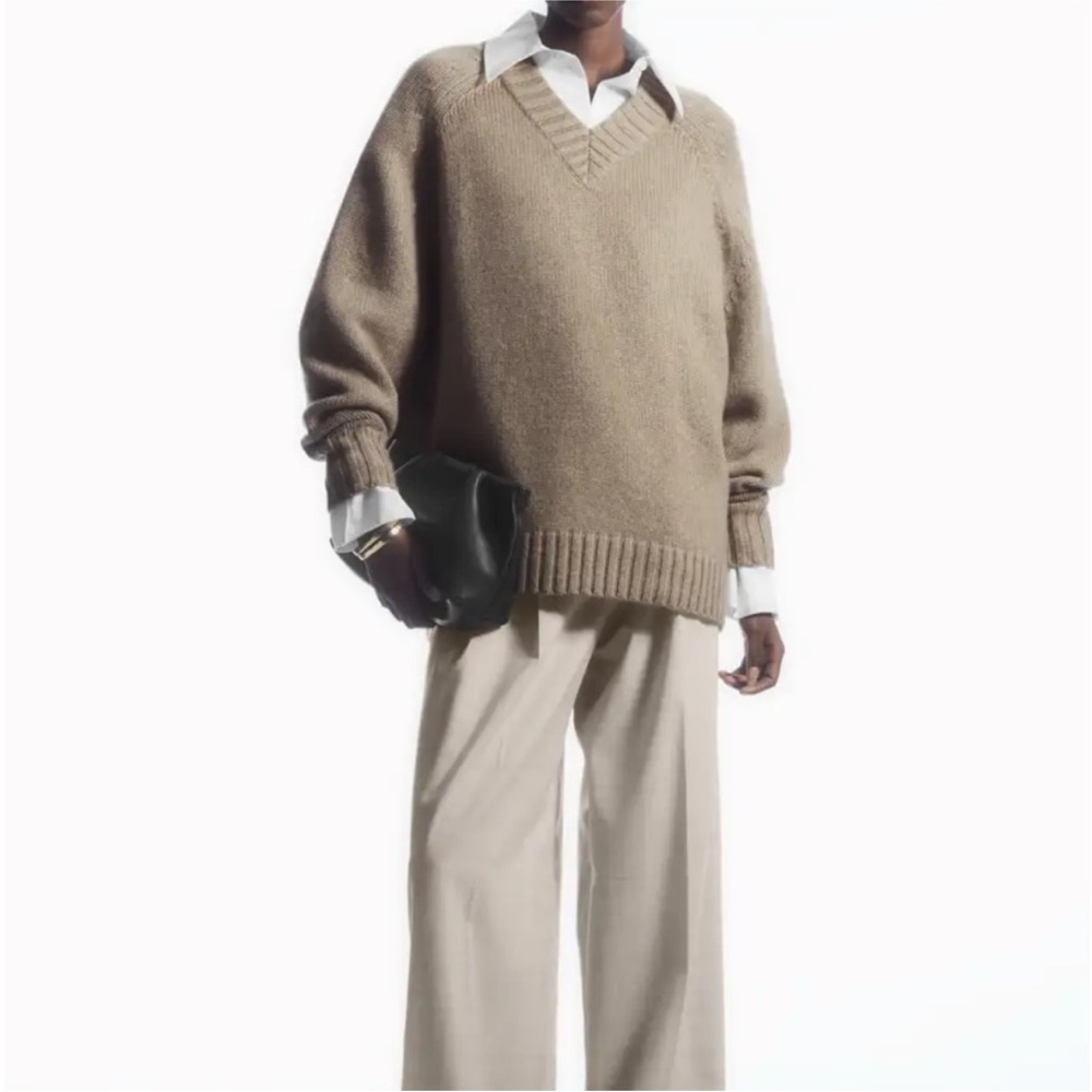NWT COS chunky pure cashmere sweater